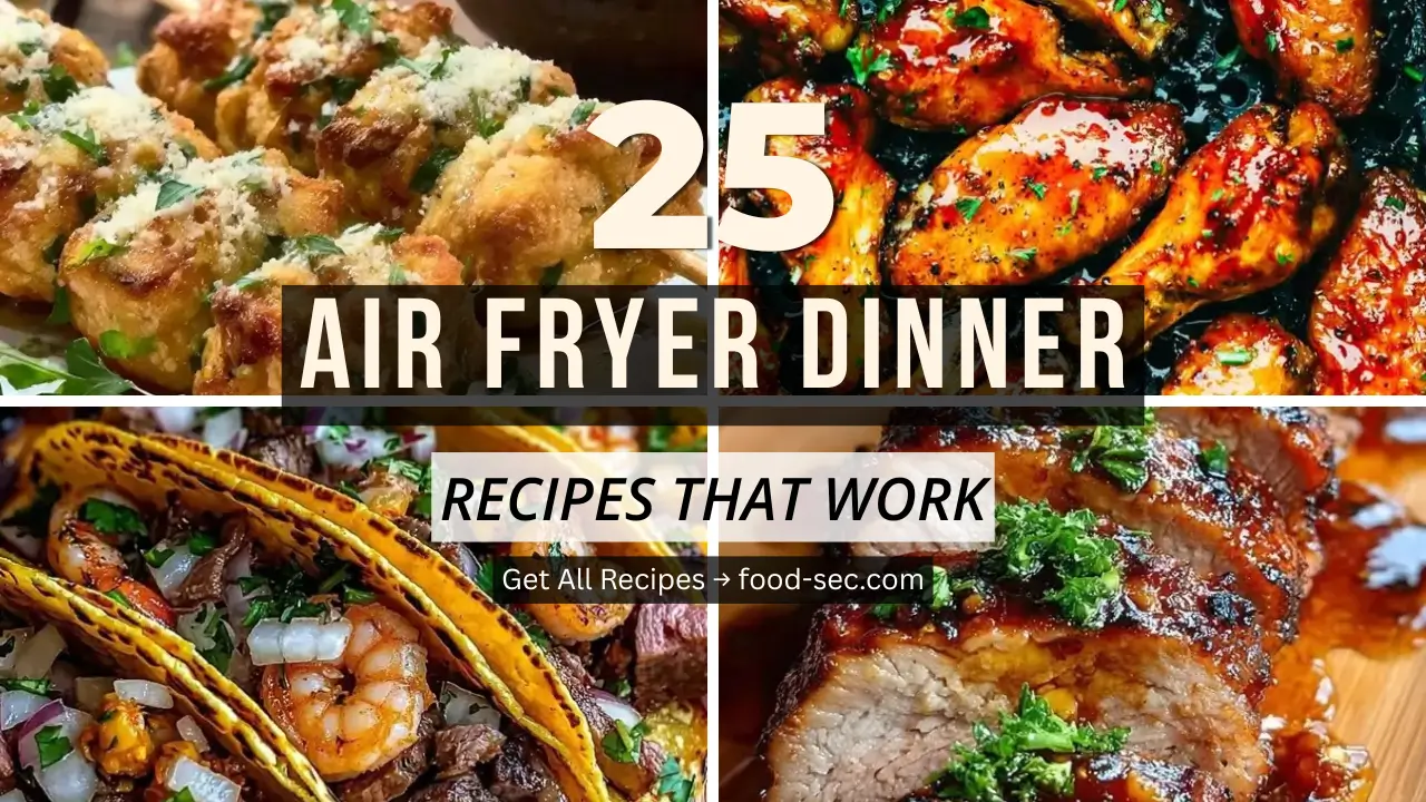 25 Air Fryer Dinner Recipes That Actually Work Every Time