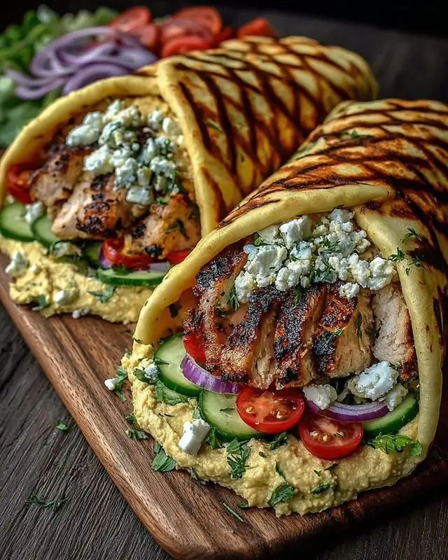 Meal prep containers with cheesy garlic chicken wrap filling ready for the week