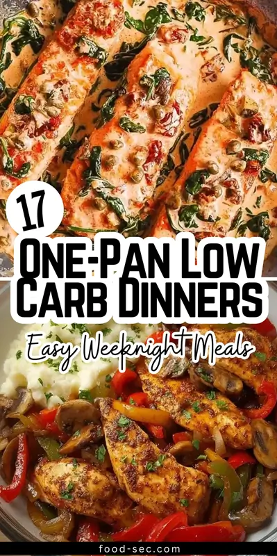 17 One-Pan Low Carb Dinners for Easy Weeknight Meals