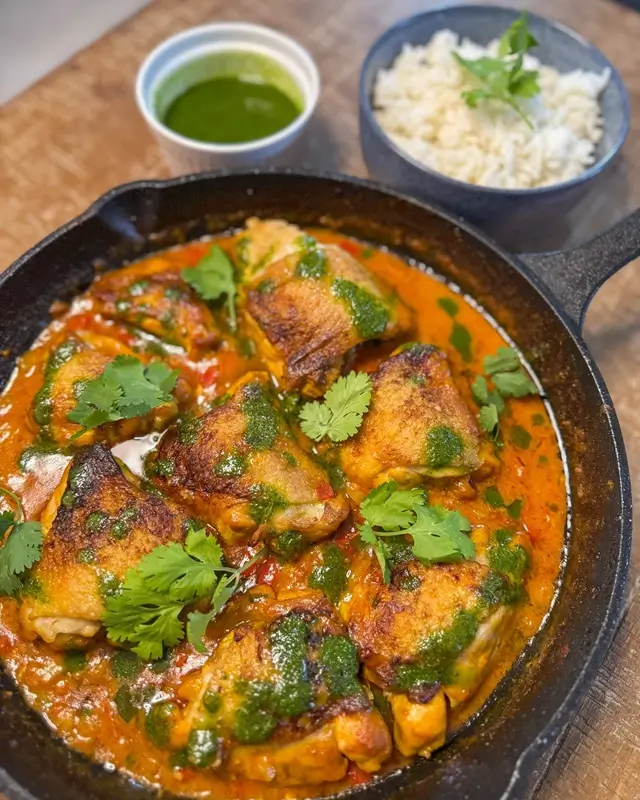 Coconut Curry Chicken Thighs