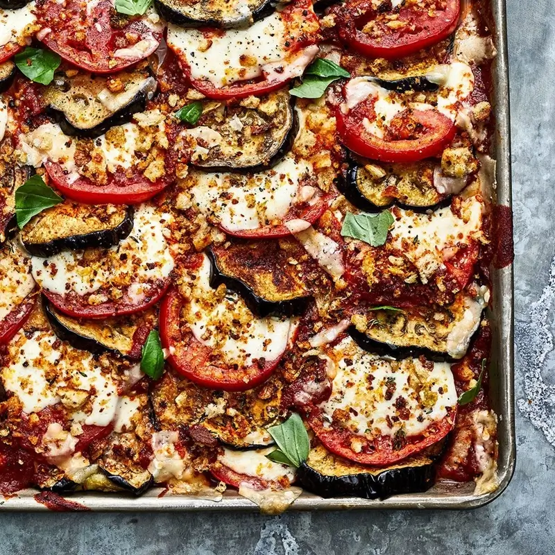 Eggplant Parmesan Bake