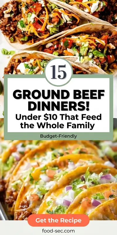 15 Ground Beef Dinners Under $10 That Feed the Whole Family