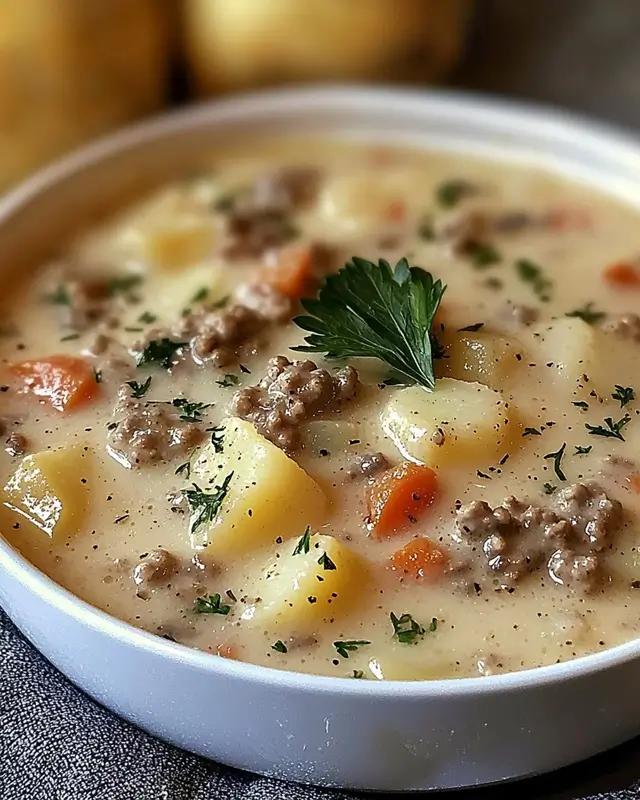 Ground Beef Soup