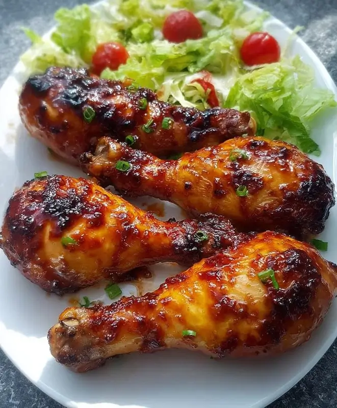 Honey Garlic Baked Chicken Thighs
