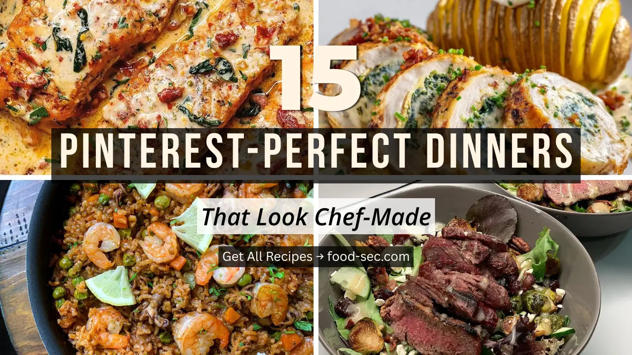 15 Pinterest-Perfect Dinners for Entertaining That Look Like You Hired a Chef