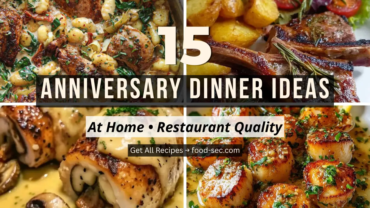 15 Anniversary Dinner Ideas at Home Better Than Any Restaurant