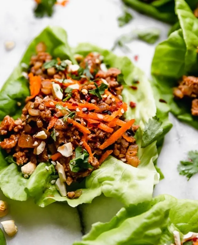 Asian Pork Lettuce Wrap Filling