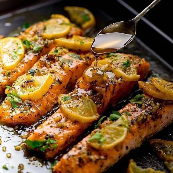 Baked Salmon with Turmeric and Ginger