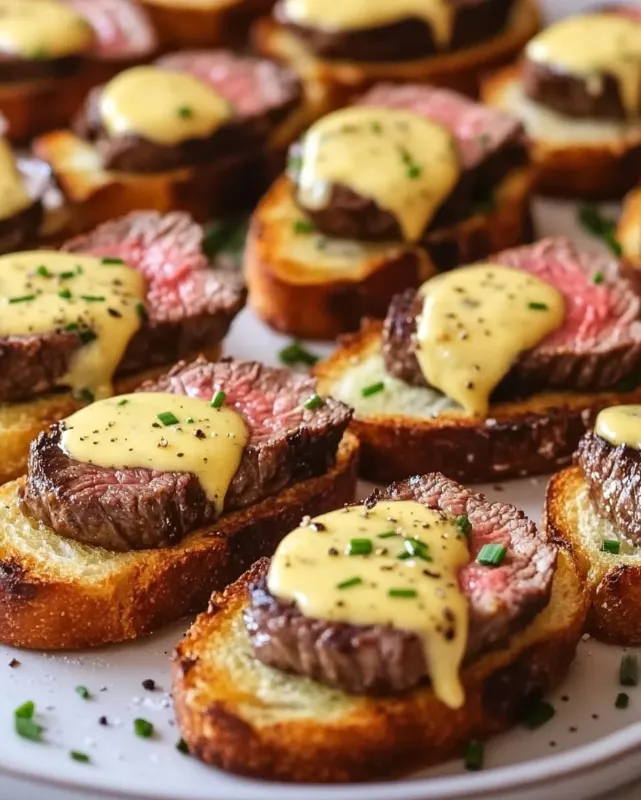 Beef Tenderloin Crostini