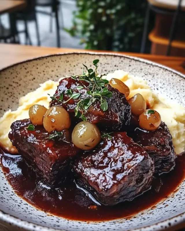 Braised Short Ribs with Red Wine