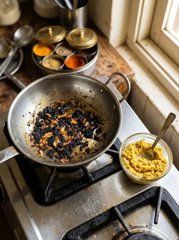 Burning Garlic and Ginger Paste