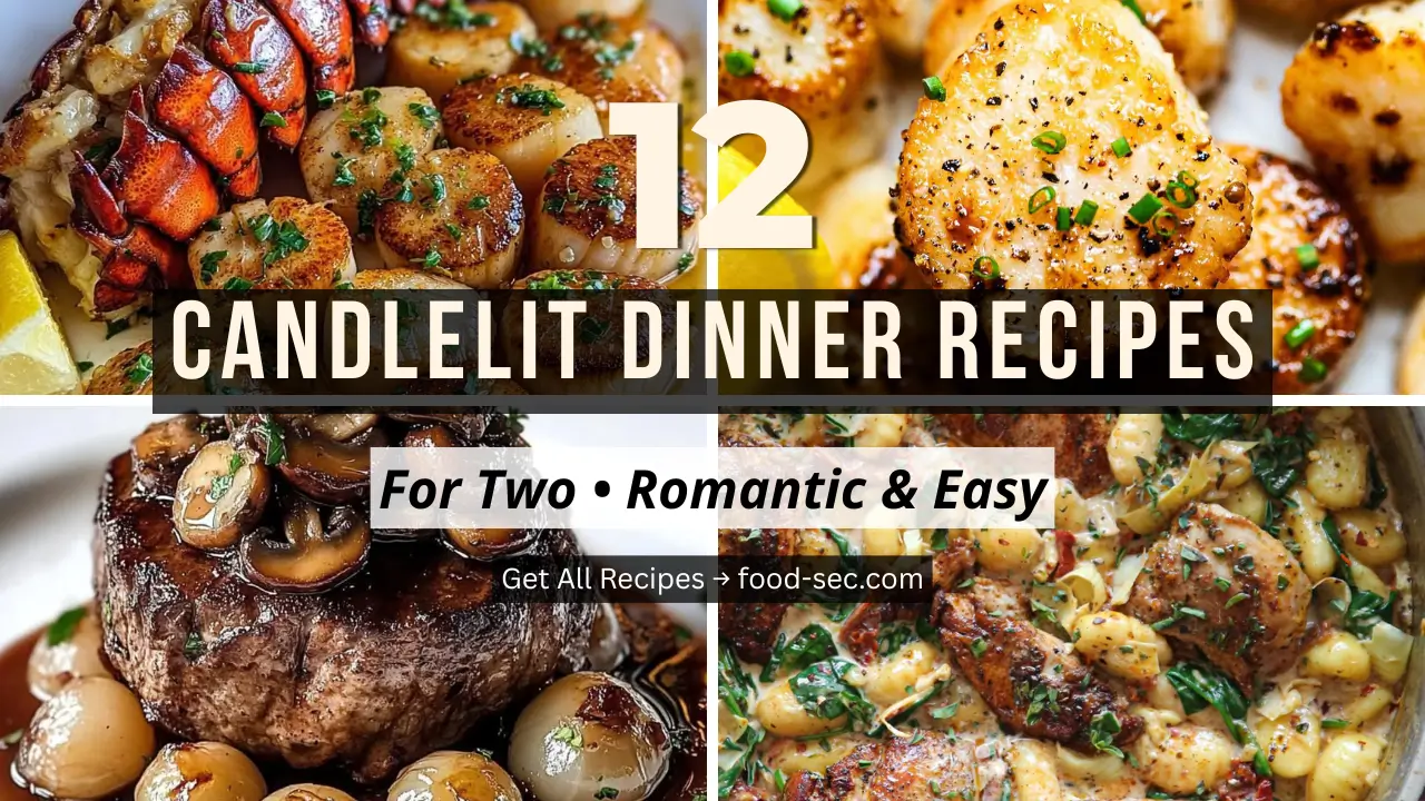 12 Candlelit Dinner Recipes for Two That Create a Romantic Ambiance