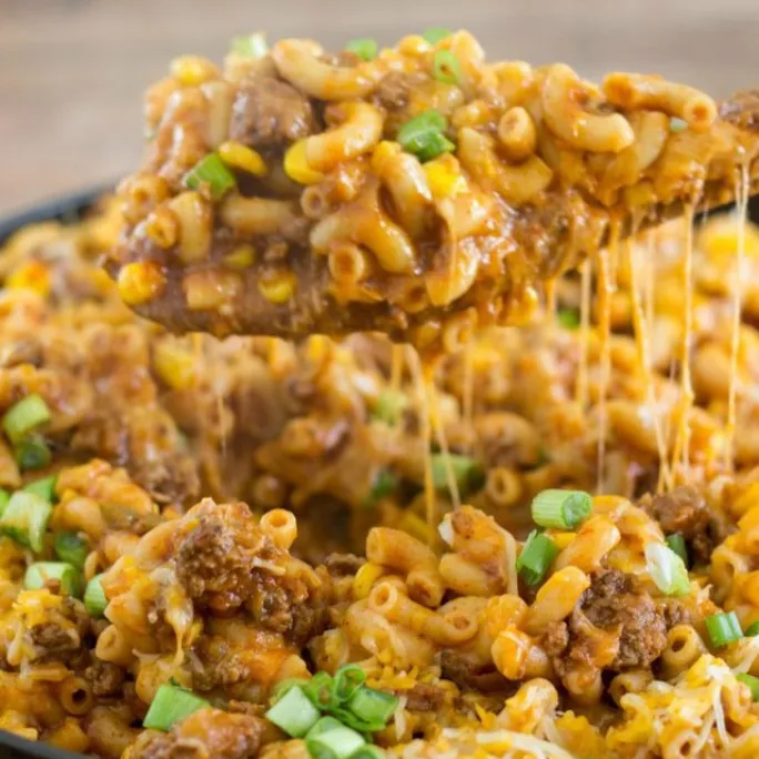 Cheesy Beef Taco Skillet