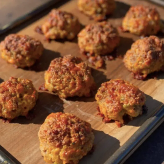 Cheesy Sausage Balls