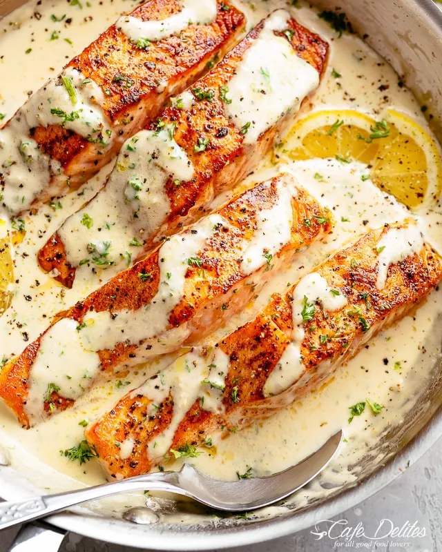 Creamy Garlic Butter Salmon