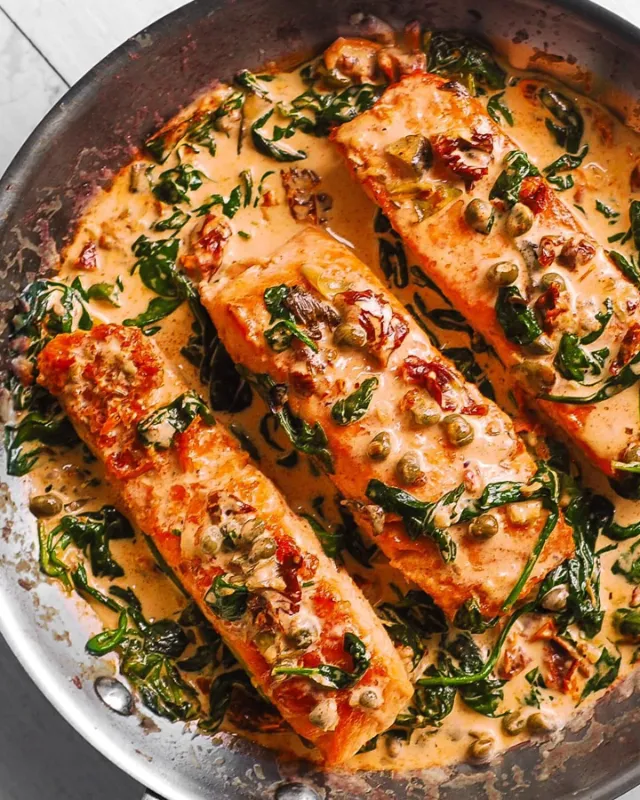 Creamy Tuscan Salmon