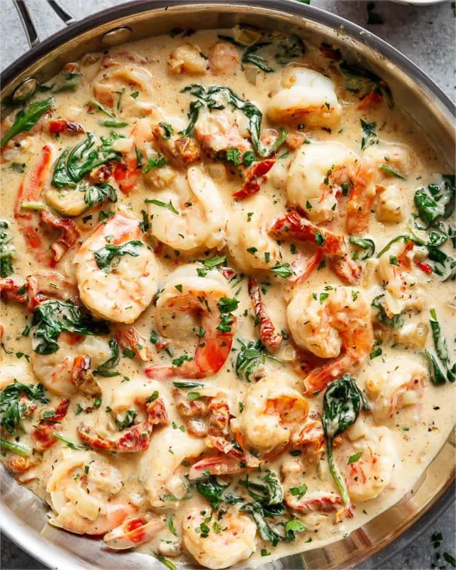 Creamy Tuscan Shrimp