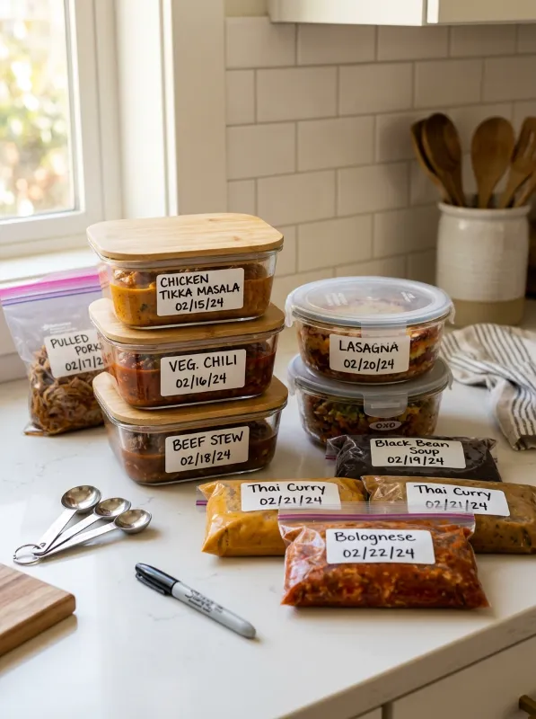 Creating a Foolproof Labeling System for Freezer Meals