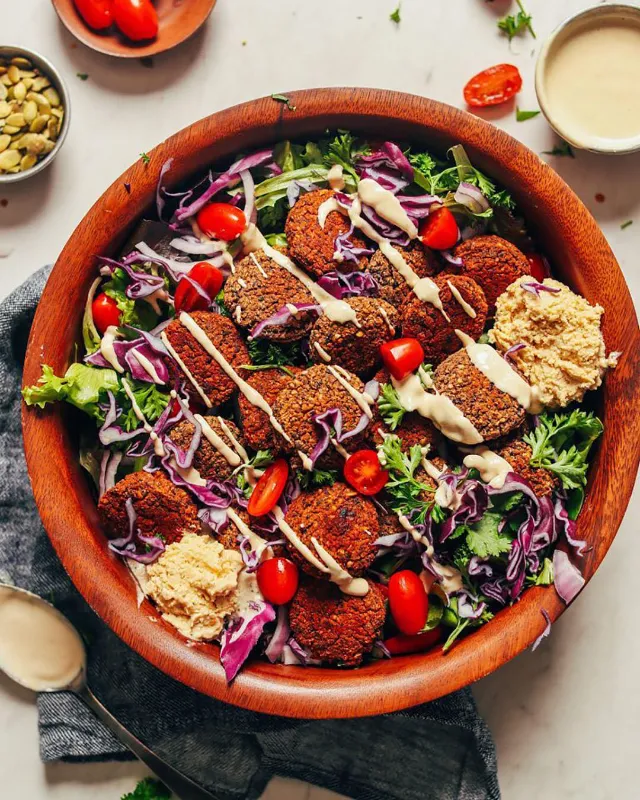 Crispy Baked Falafel