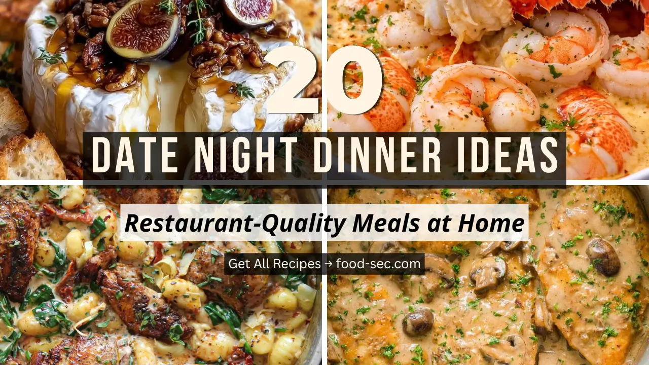 20 Date Night Dinner Ideas at Home That Feel Like a Real Restaurant