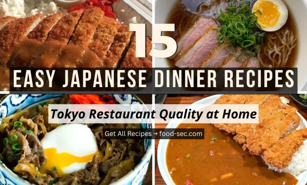 15 Easy Japanese Dinner Recipes That Feel Like a Tokyo Restaurant Night