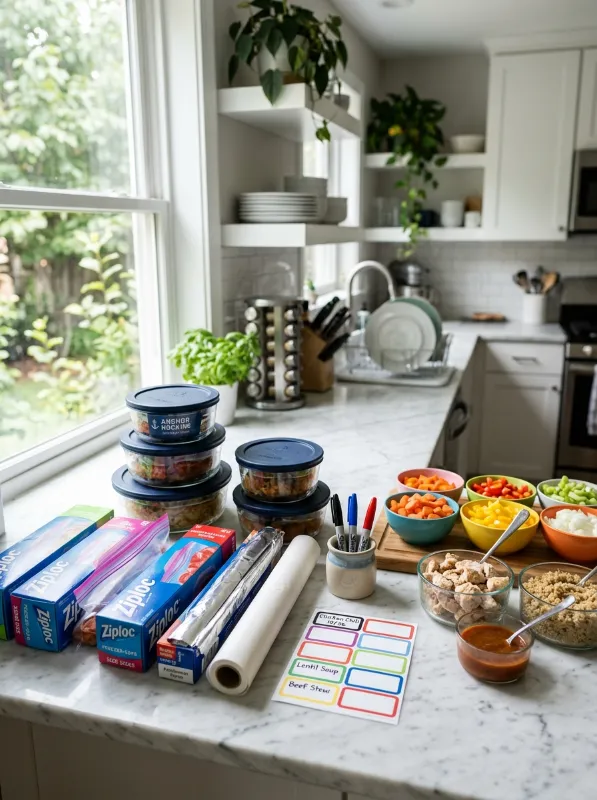 Essential Supplies for Packing Freezer Meals