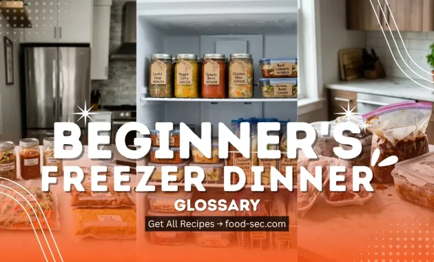 Freezer Dinner Beginner's Glossary: Terms & Temperature Rules