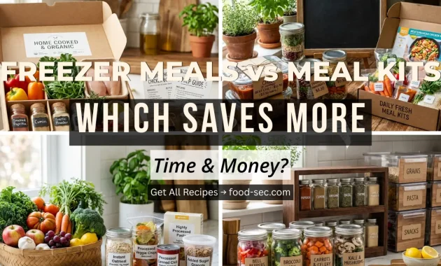 Freezer Meals vs. Meal Kits: Which Saves More Time & Money?