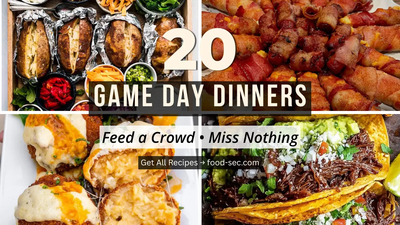 20 Game Day Dinners That Feed a Crowd Without You Missing the Big Plays