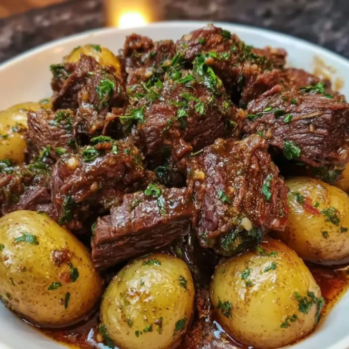 Garlic Butter Herb Pasta with Canned Marinara