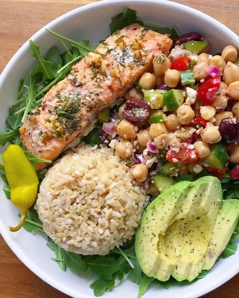 Garlic Butter Salmon with Asparagus