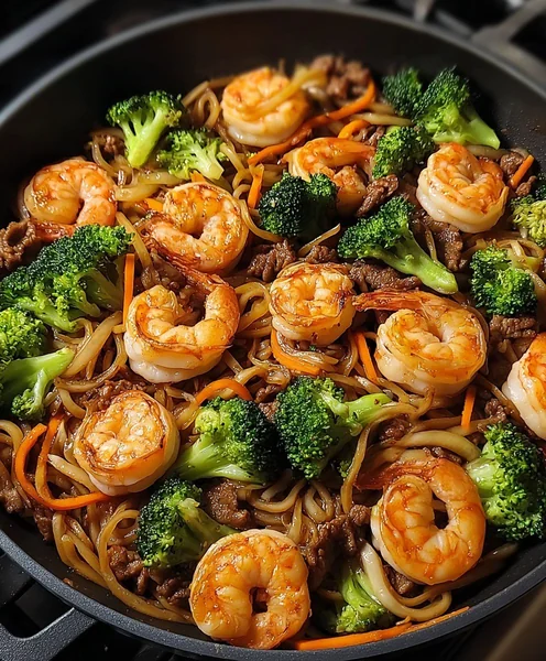 Garlic Shrimp with Zucchini Noodles