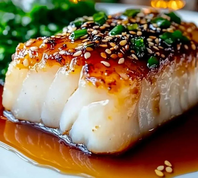 Ginger Glazed Cod with Bok Choy
