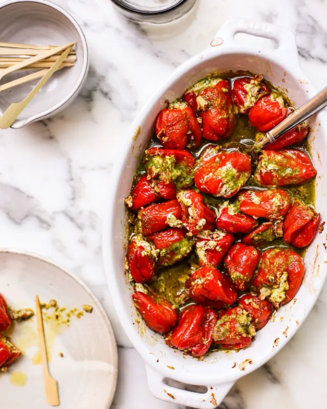 Goat Cheese Stuffed Peppadews