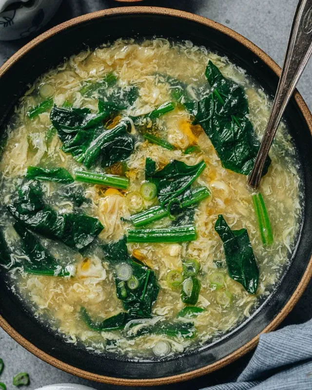 Greek Egg Drop Soup