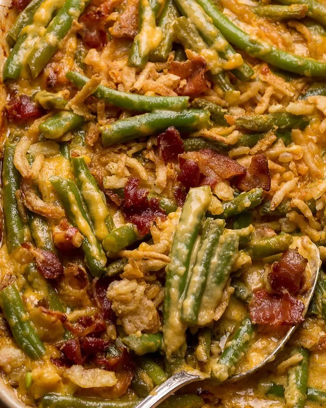 Green Bean and Mushroom Casserole from Scratch Green Bean and Mushroom Casserole from Scratch