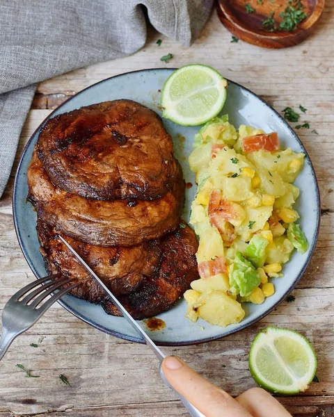 Grilled Portobello Mushroom Steaks