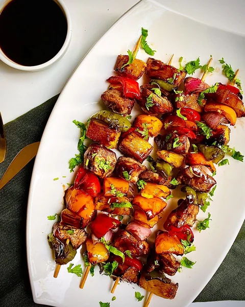 Grilled Teriyaki Chicken Skewers