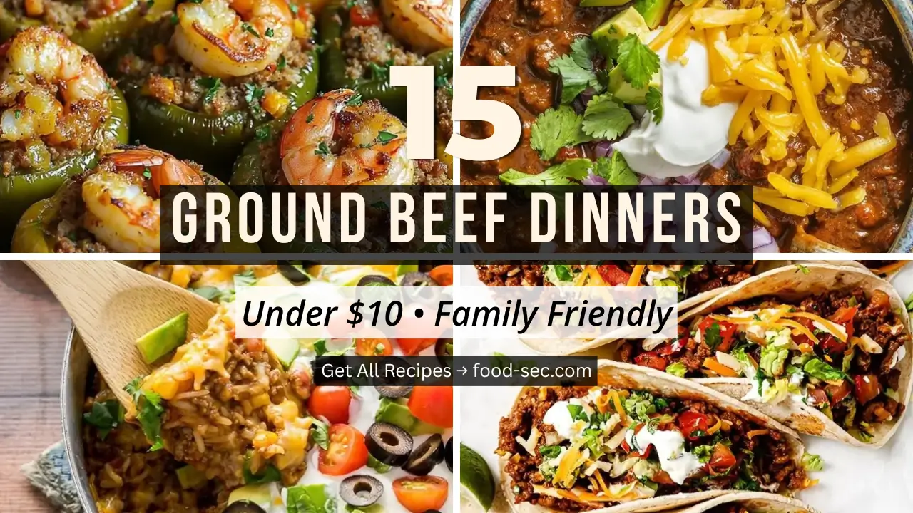 15 Ground Beef Dinners Under $10 That Feed the Whole Family