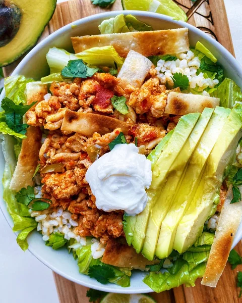 Ground Turkey Taco Bowl