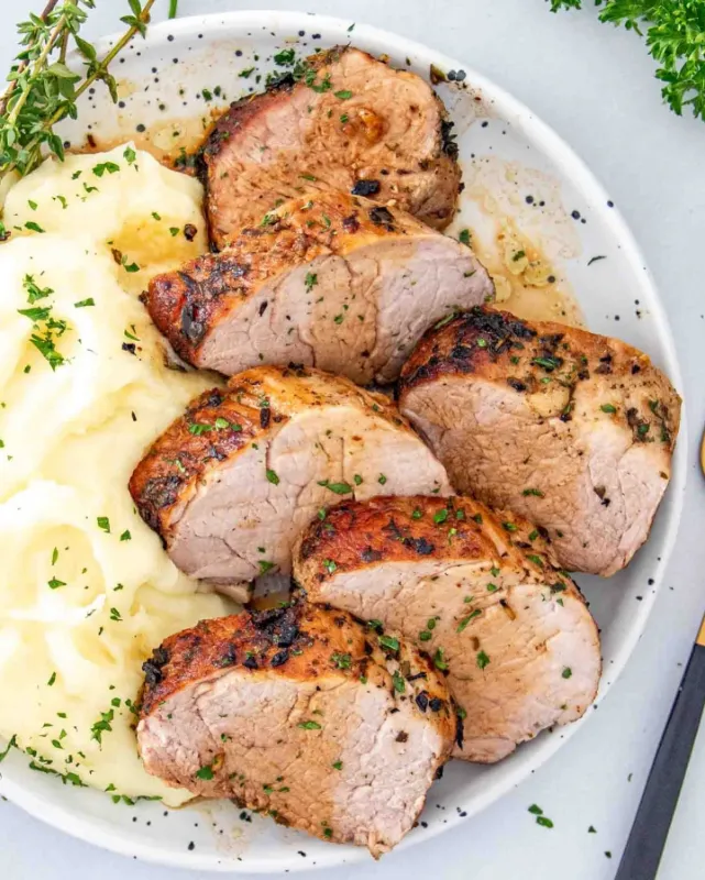 Herb Crusted Pork Tenderloin