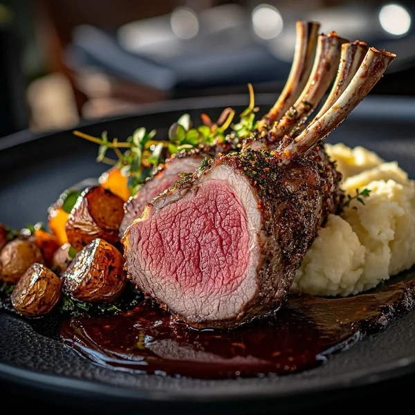 Herb Crusted Rack of Lamb