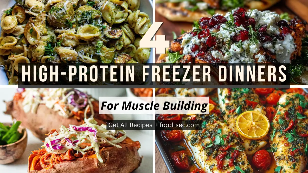 4 High-Protein Freezer Dinners for Muscle Building