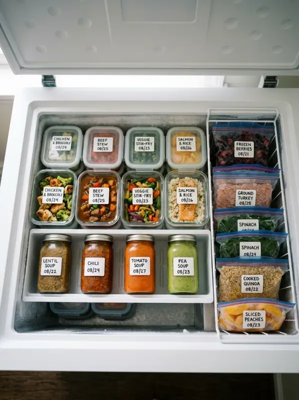 How to Organize Your Freezer Meal Prep Weekend