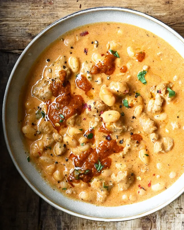 Italian Sausage and White Bean Soup