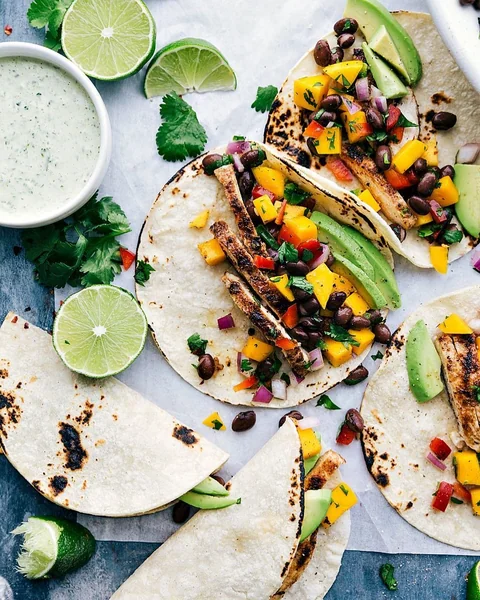 Jamaican Jerk Chicken Tacos