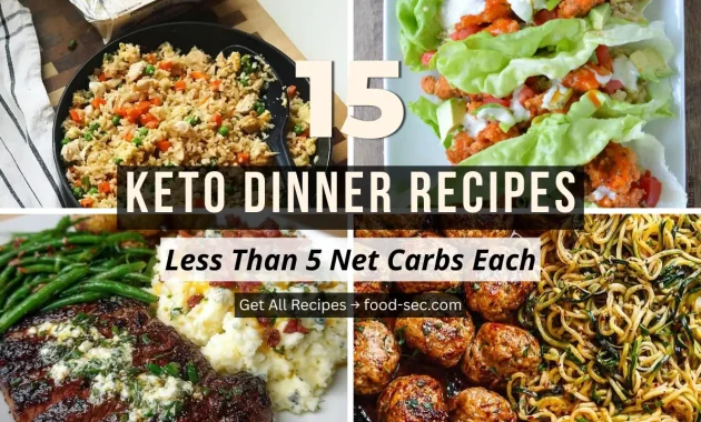 15 Keto Dinner Recipes With Less Than 5 Net Carbs Per Serving