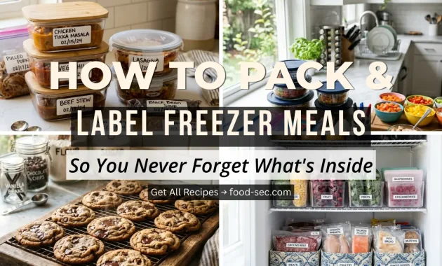 How to Pack and Label Freezer Meals So You Never Forget