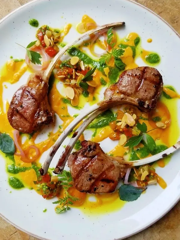 Lamb Tagine with Apricots and Almonds