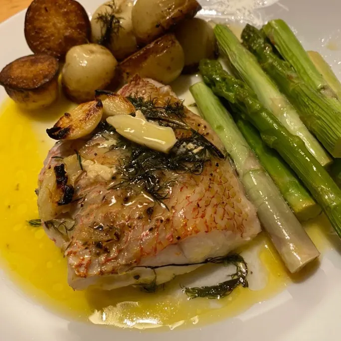 Lemon Dill Baked Cod